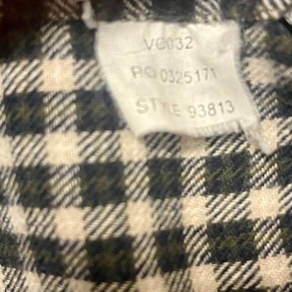 Chaps Ralph Lauren Men’s Plaid Flannel Size XL. Green White. Checked. - Picture 3 of 7